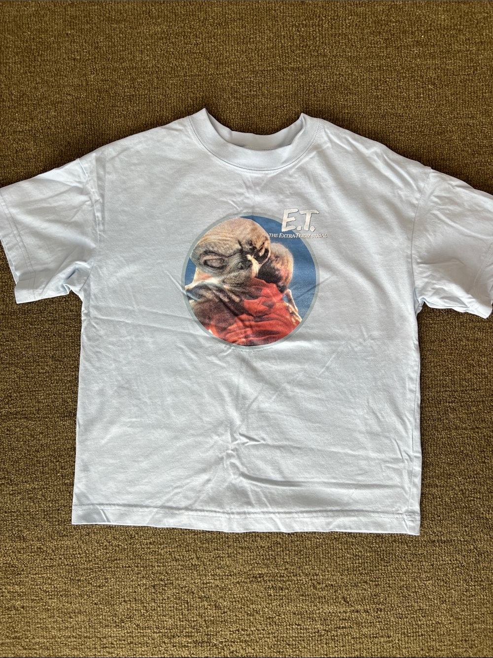 Graphic light blue E.T. T-Shirt girls 140cm